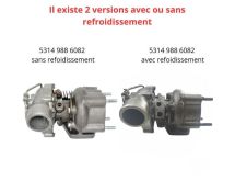 Turbo pour VOLKSWAGEN Golf 2 (19E / 1G1) 1.6 TD 80 CV 5314 988 6082