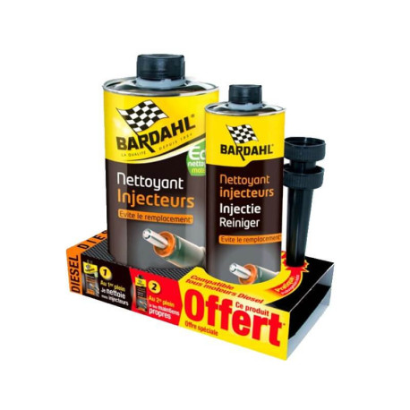 Lot Nettoyant Injecteurs Diesel 1L + 300ML Offerts - Bardahl