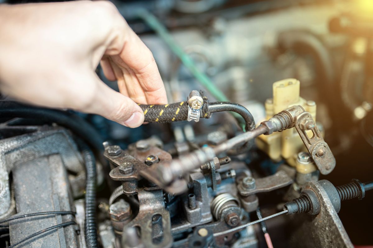 fuite dans le système de carburant