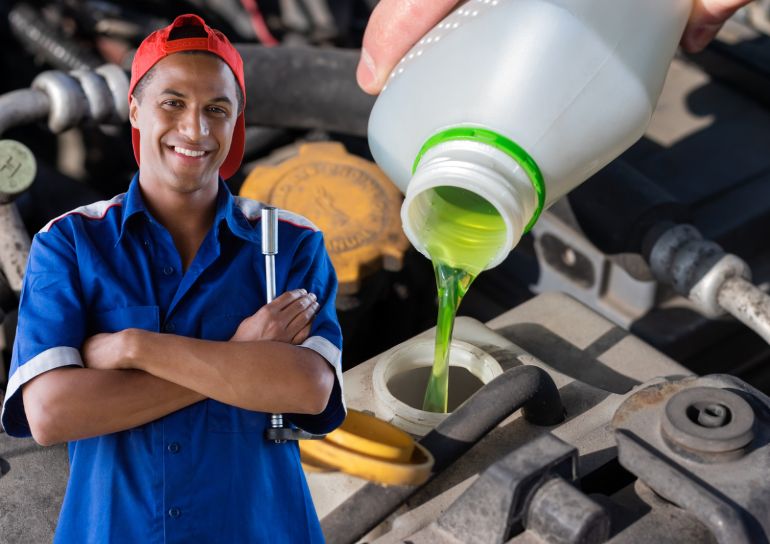 Fuite du liquide de refroidissement