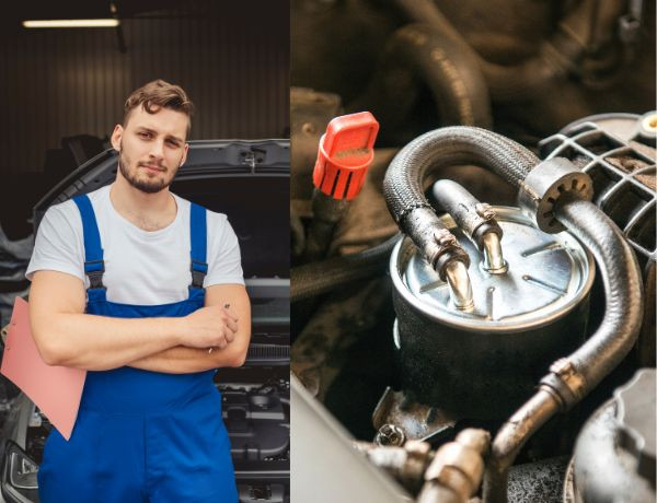 Filtre à gazole encrassé