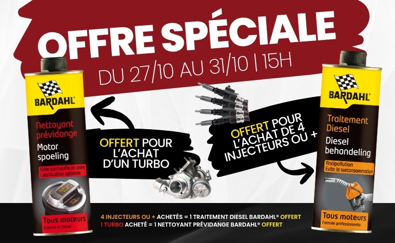 Promotion Bardahl du 27/10 au 31/10
